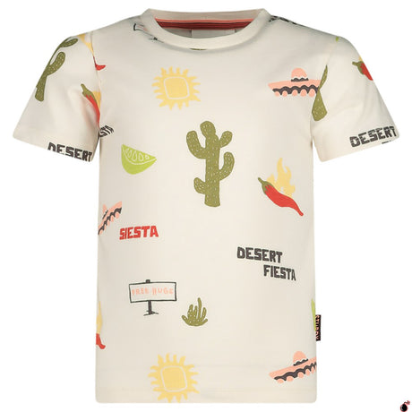 T shirt Desert Blanc