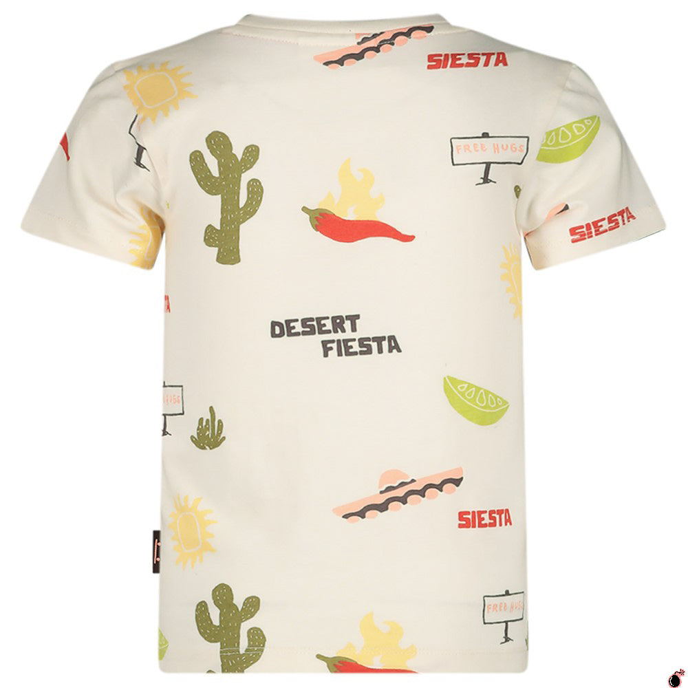 T shirt Desert Blanc