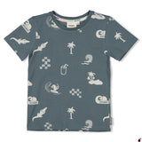 T shirt Lagoon Bleu