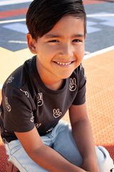 T shirt Run Anthracite