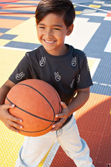 T shirt Run Anthracite