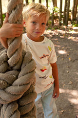 T shirt Desert Blanc
