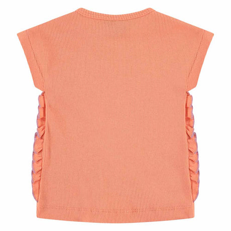 Half oranje T-shirt